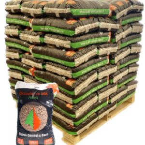 GRANULES DE BOIS ALPES ENERGIE BOIS EN PALETTE