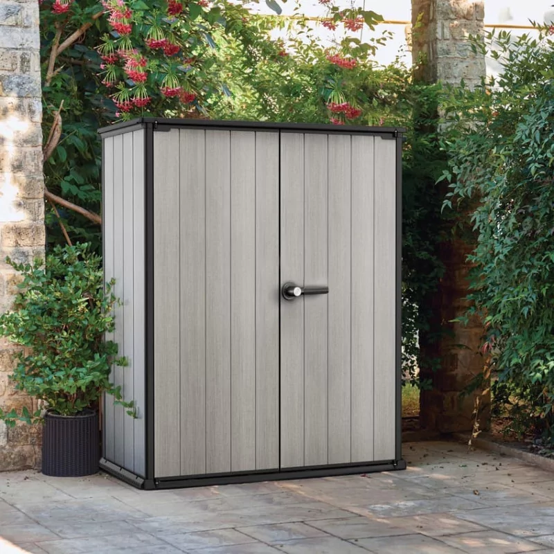 Armoire haute en résine OAKLAND BROSSIUM - 1400L – Image 2