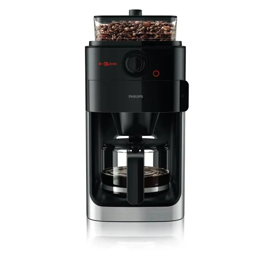 Philips HD7767/00 : Machine à café Grind & Brew – Broyeur intégré