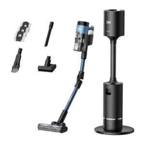Aspirateur Balai BEKO VRT96425VD avec Station de Recharge et de Vidange - Autonomie 60 min - Filtre EPA E12