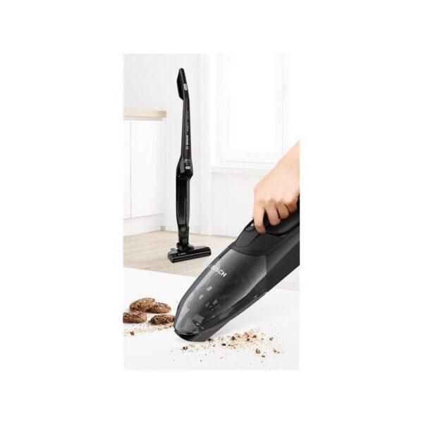 Aspirateur Balai Sans Fil Bosch Readyy'y 2 en 1, Autonomie 40min, Capacité 0,4L, Filtre Lavable - Noir – Image 4