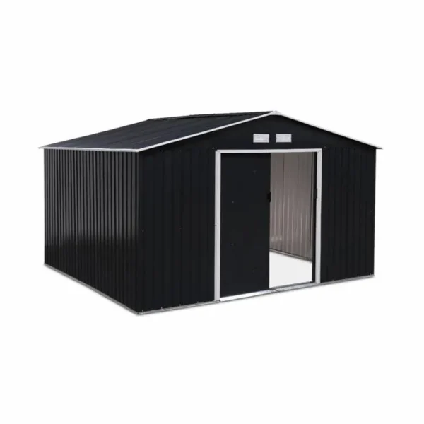 Abri de jardin métal 10,85m² avec kit d'ancrage Boulonnais – Image 4