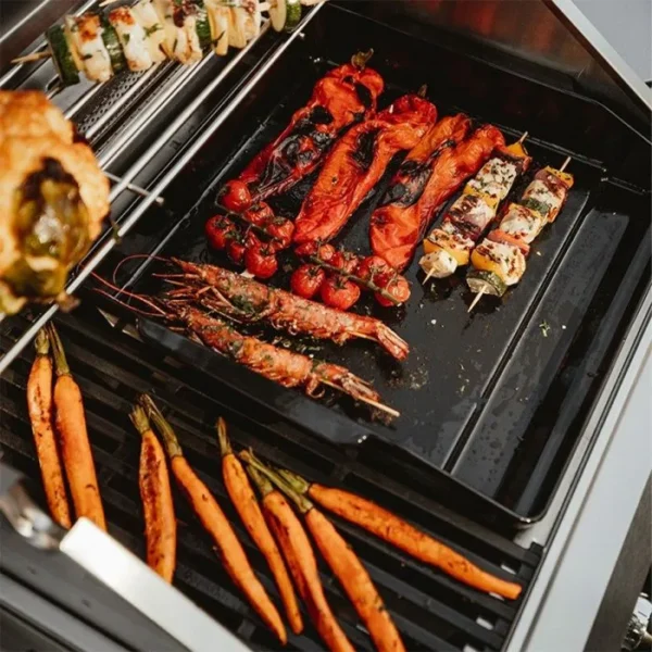 Barbecue - ENDERS - Monroe Black Pro 3K Turbo - 3 brûleurs - Plaque plancha offerte – Image 3
