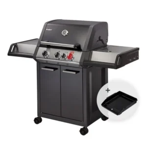 Barbecue - ENDERS - Monroe Black Pro 3K Turbo - 3 brûleurs - Plaque plancha offerte