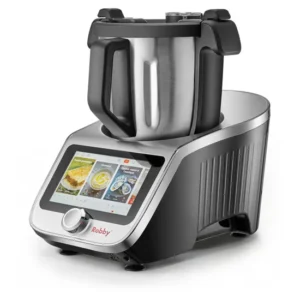 Robby Robot cuiseur multifonctions connecté avec bol xl, balance intégrée et grand écran tactile +750 recettes - robicook xl