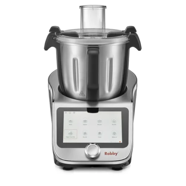 Robby Robot cuiseur multifonctions connecté avec bol xl, balance intégrée et grand écran tactile +750 recettes - robicook xl – Image 2