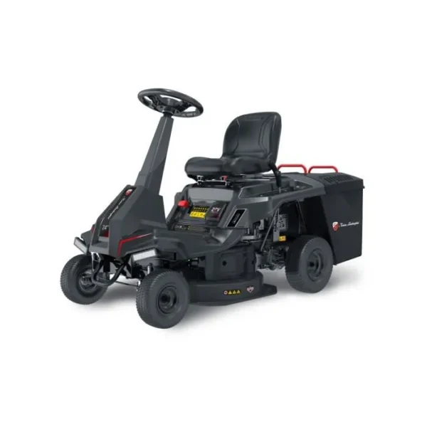 Tracteur Tondeuse Thermique Autoportée Essence 7CV 224Cm3 4 Vitesses + 1 Mulching Ejection latérale Lamborghini – Image 4