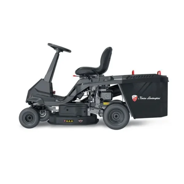Tracteur Tondeuse Thermique Autoportée Essence 7CV 224Cm3 4 Vitesses + 1 Mulching Ejection latérale Lamborghini – Image 3