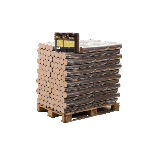 Briquettes 100% Hêtre Premium – 960kg (96 sacs de 10 kg)