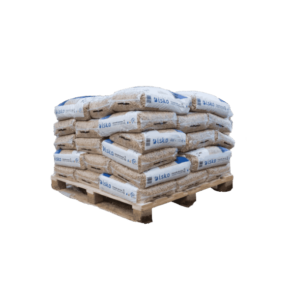 Demi-palette de granulés de bois - 35 sacs