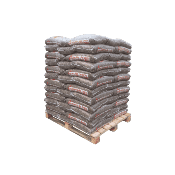 Granulés de bois premium - Palette de 72 sacs